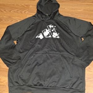 Adidas Black and White Sweatshirt